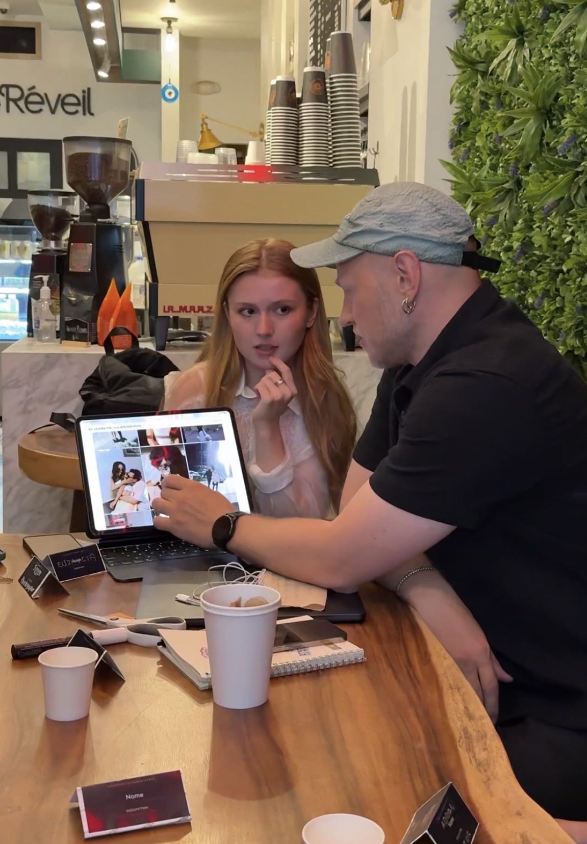 HYPE IN NYC team planning social media content for a local New York business