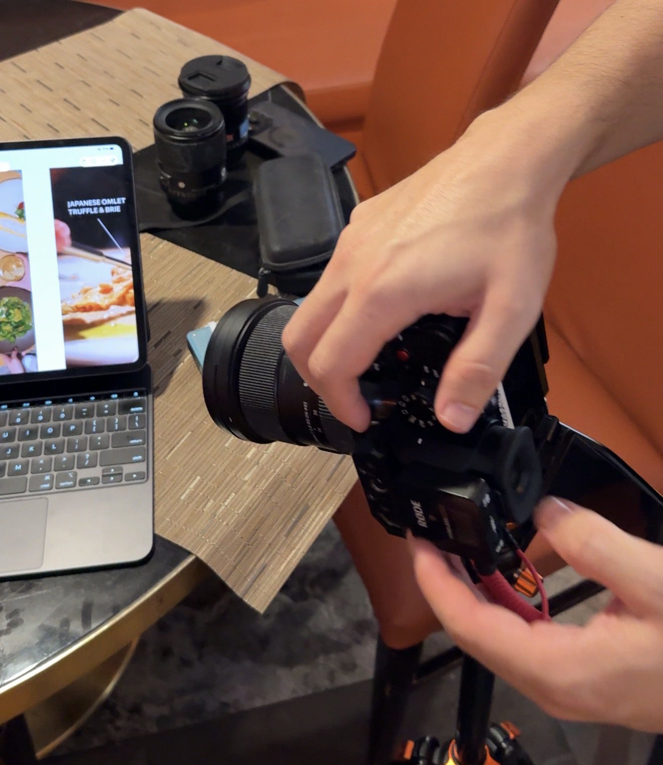 what-makes-business-video-convert-marketing-guide Marketing video production setup showing a business creating conversion-focused video content